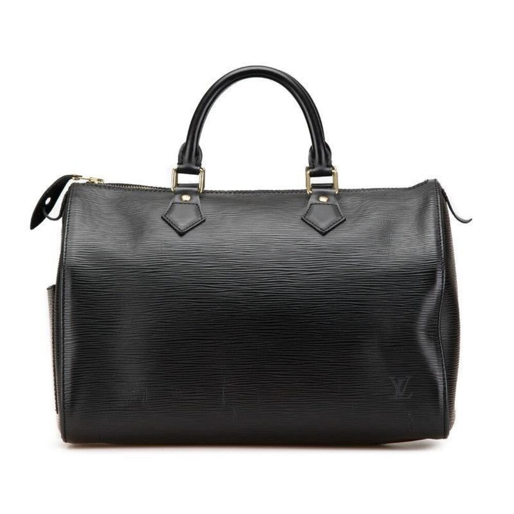 Louis Vuitton Epi Speedy 30 Handbag Black